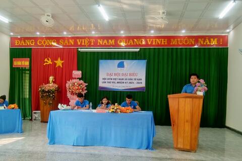 Đại hội Đại biểu Hội LHTN xã Đắk Tờ Kan lần thứ VIII, nhiệm kỳ 2024-2029