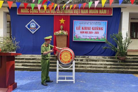 Các trường trên địa bàn xã Đắk Tờ Kan khai giảng năm học mới