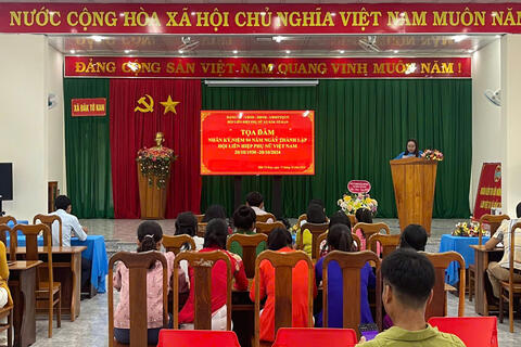 Toạ đàm nhân kỷ niệm 94 năm ngày thành lập Hội liên hiệp phụ nữ Việt Nam 20/10/1930 -20/10/2024